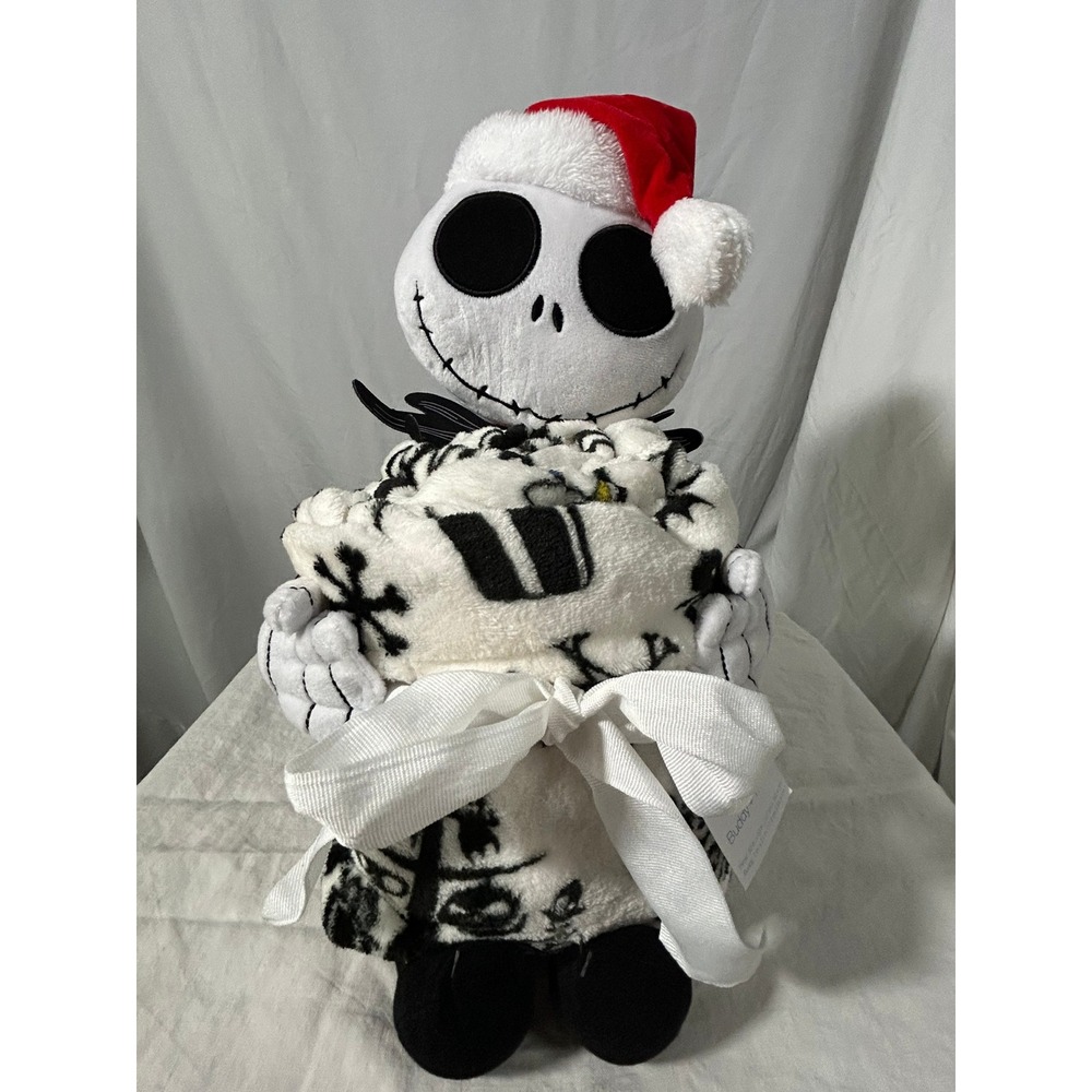 Disney Nightmare Before Christmas Jack Skellington Buddy Plush and Throw #1001